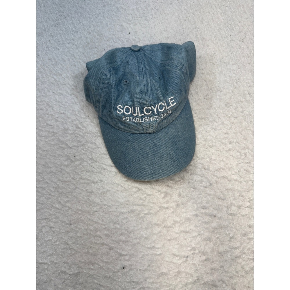 SoulCycle Established 2006 Blue Denim Baseball Cap Hat Adjustable Strapback